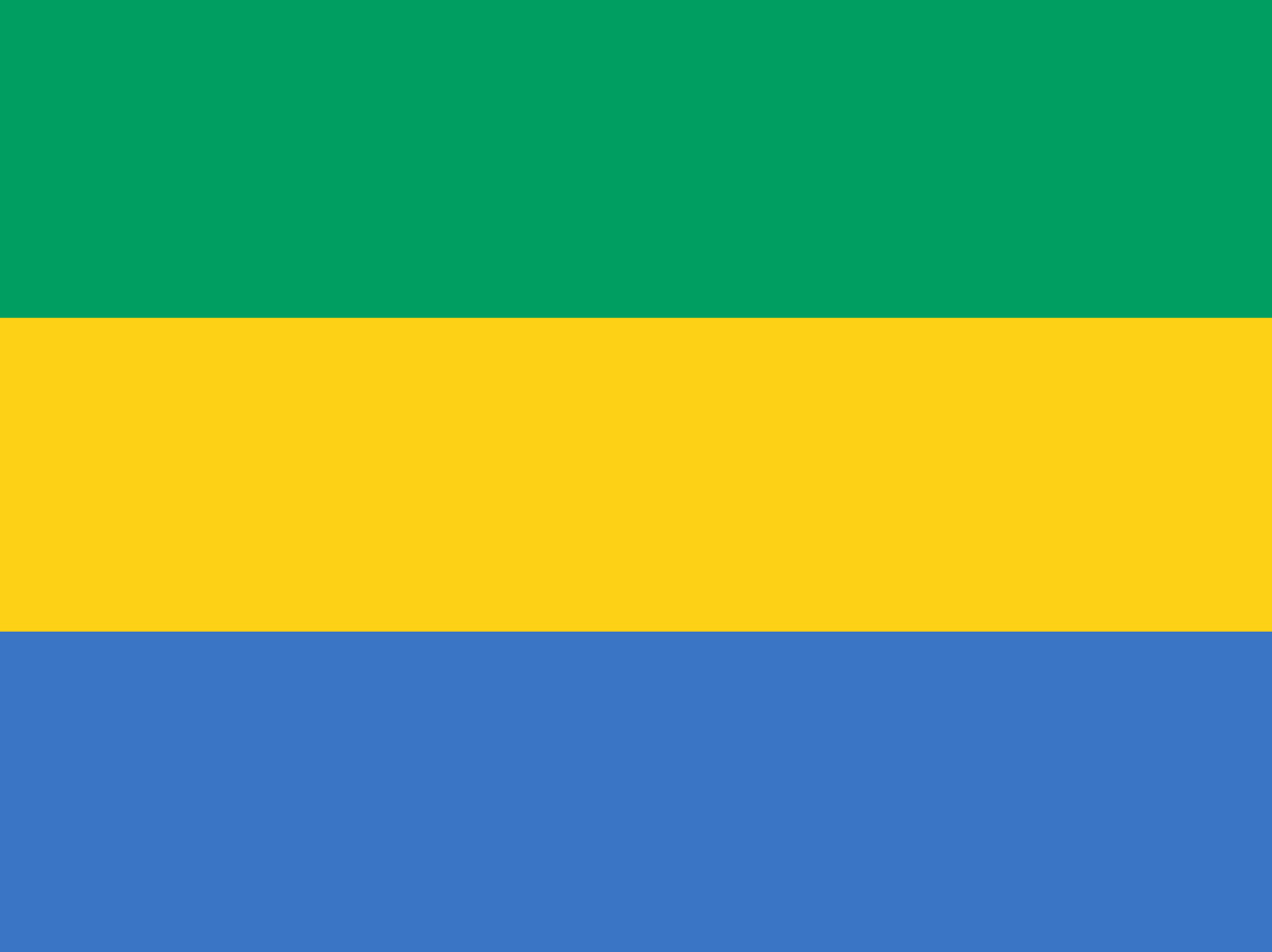 Gabon Flag Illustration
